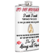 Aan mijn man heupfles (Rechts)