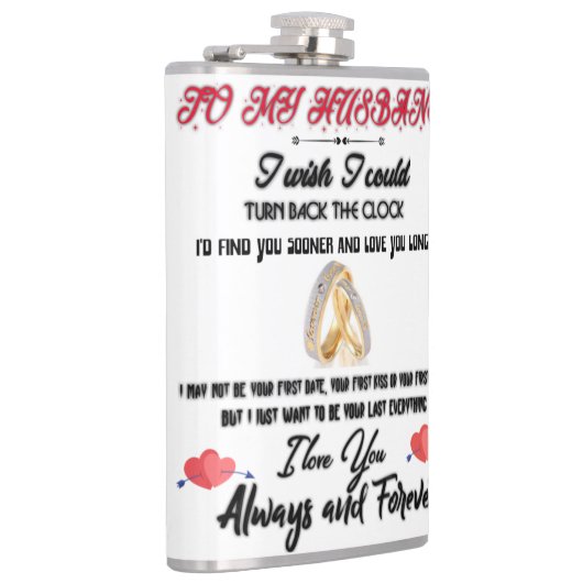 Aan mijn man heupfles (Rechts)