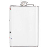 Aan mijn man heupfles (Achterkant)