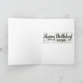 AAN MIJN *MAN* LIEFDE VOOR MIJN LEVEN OP VERJAARDA FEESTDAGEN KAART (Binnen)