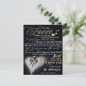 Aan mijn man | Liefdescitaten voor man| Kaart (Staand voorkant)