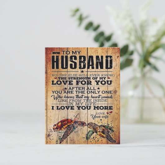 Aan mijn man | Liefdescitaten voor man Kaart (Staand voorkant)