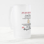 Aan mijn man mok van geijkt glasbier (Voorkant links)