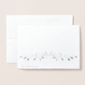 Aan mijn man op onze Jubileum Silver Foil kaart (Met envelop)