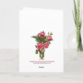 Aan mijn man op onze trouwdag kaart (Achterkant)