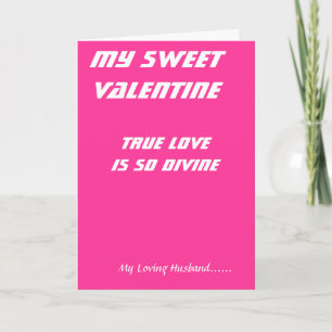 Aan mijn man op Valentijnsdag kaarten