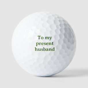 Aan mijn man trouwdag jubileum voeg naam datum toe golfballen