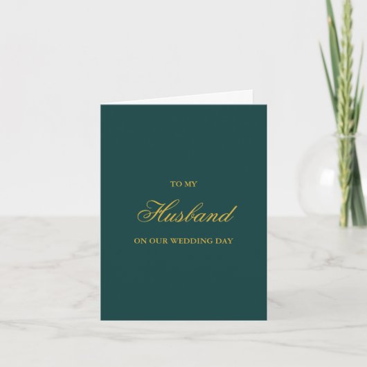 Aan mijn man, trouwdagkaarten bedankkaart (Voorkant)