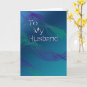 Aan mijn man (verjaardag) kaart (Gele Bloem)