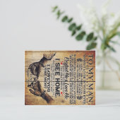 Aan mijn man | Verjaardagscadeau voor man | Briefkaart (Staand voorkant)