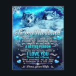 Aan mijn man Wolf Gift, Husband Birthday Gift Flyer<br><div class="desc">Aan mijn man Wolf Gift,  Husband Birthday Gift</div>