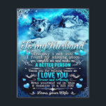 Aan mijn man Wolf Gift, Husband Birthday Gift Flyer<br><div class="desc">Aan mijn man Wolf Gift,  Husband Birthday Gift</div>