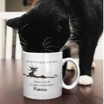 Aan mijn menselijke dienaar Funny Cat Gift geperso Koffiemok<br><div class="desc">Dit ontwerp kan op het gebied worden gepersonaliseerd dat door de foto en/of tekst te veranderen wordt verstrekt. Of het kan worden aangepast door te klikken deze Sjabloon personaliseert en dan de klik te kiezen om verdere optie aan te passen en de kleur van de achtergrond te schrappen of te...</div>