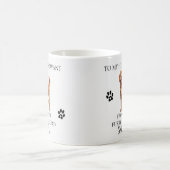 Aan mijn menselijke dienaar Funny Dog Goldendoodle Koffiemok (Center)