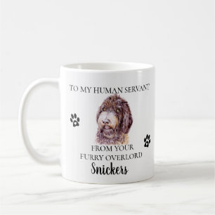 Aan mijn Menselijke Dienaar Grappige Hond Labradoo Koffiemok