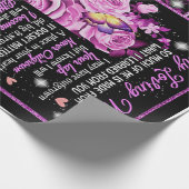 Aan mijn moeder, Birthday Gift, hou van mam Gift I Cadeaupapier (Hoek)