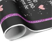 Aan mijn moeder, Birthday Gift, hou van mam Gift I Cadeaupapier (Rol Hoek)