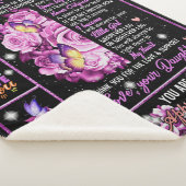 Aan mijn moeder, Birthday Gift, hou van mam Gift I Sherpa Deken (3/4)