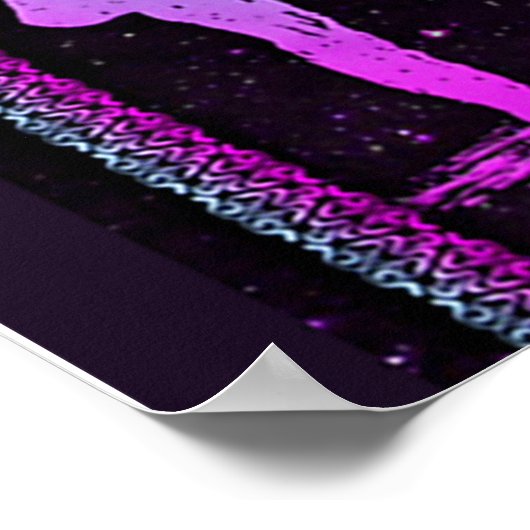 Aan mijn moeder en dochter Gift, mama Gift Idee Poster (Hoek)