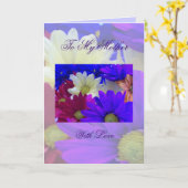 Aan mijn moeder met liefde kaart (Gele Bloem)