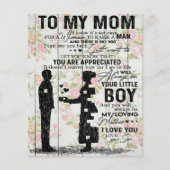 Aan mijn moeder, Moeder Birthday Gift, citeert aan Flyer (Voorkant)