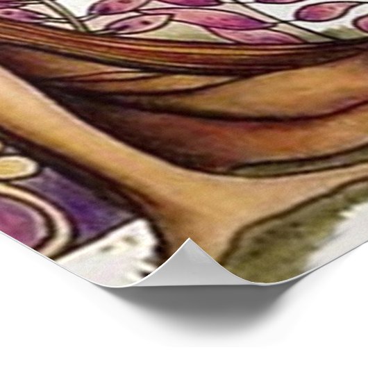 aan mijn moeder, moederdag cadeaus poster (Hoek)