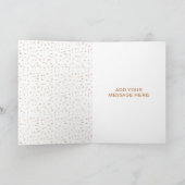 Aan mijn moeder op mijn bruiloft | Stijlvolle Goud Kaart (Binnen)