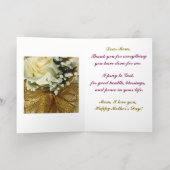 Aan mijn mooie moeder, op Moederdag, Kaart (Binnenlaag)