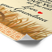 Aan mijn oma Birthday Gift, Nicce Love Gift Poster (Hoek)