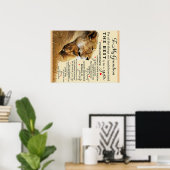 Aan mijn oma Birthday Gift, Nicce Love Gift Poster (Thuiskantoor)