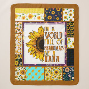 Aan mijn oma Gift, oma Gift, Sunflower Love Sherpa Deken
