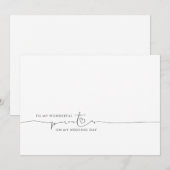 Aan mijn ouders die 's ochtends weduwen (Voorkant / Achterkant)