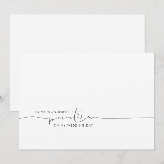 Aan mijn ouders die 's ochtends weduwen (Voorkant / Achterkant)