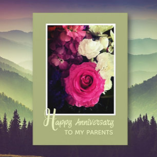 Aan mijn ouders! Heerlijk Happy Jubileum Kaart