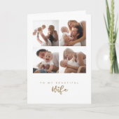 Aan mijn prachtige vrouw 4 de Moederdag van de Lay Kaart (Voorkant)