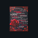 Aan mijn Roos Wife Birthday Gift... Canvas Afdruk<br><div class="desc">Aan Mijn Roos Vrouw Verjaardagscadeau, Paar Vrouw Gift Een schattig cadeau voor een speciaal persoon. Het patroon is het beste cadeau aan vrienden en familie, het is ook een perfect vakantie- of verjaardagscadeau idee Hondenliefhebbers, meisjes, jongens, kinder, tiener en volwassen op Kerstmis, en Nieuwjaar, Thanksgiving Dag, Kerstdag, Moederdag, Vaderdag, 4...</div>