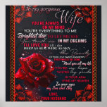 Aan mijn Roos Wife Birthday Gift... Poster<br><div class="desc">Aan mijn Roos Wife Birthday Gift... </div>