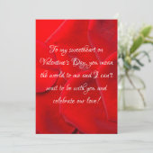 Aan mijn schat op Valentijnsdag Feestdagenkaart (Staand voorkant)