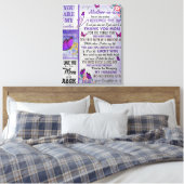 Aan mijn schoonmager Gift, moederdag Gift Canvas Afdruk (Insitu (Slaapkamer))