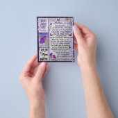 Aan mijn schoonmager Gift, moederdag Gift Flyer (Hand)