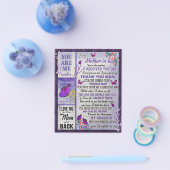 Aan mijn schoonmager Gift, moederdag Gift Flyer (Enkel)