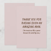 Aan mijn schoonmoeder feestdagenkaart (Voorkant / Achterkant)