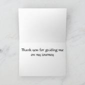 Aan mijn sponsor dank u bedankkaart (Binnen)