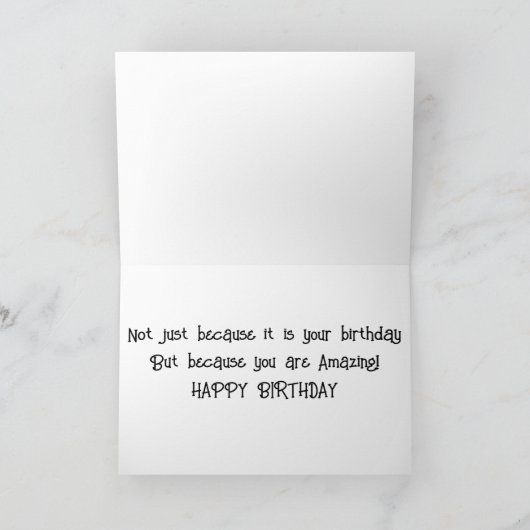 **AAN MIJN TANTE** VERDIEN JE EEN "GEWELDIG UITZIC KAART (Binnen)