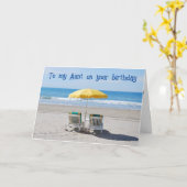 **AAN MIJN TANTE** VERDIEN JE EEN "GEWELDIG UITZIC KAART (Gele Bloem)