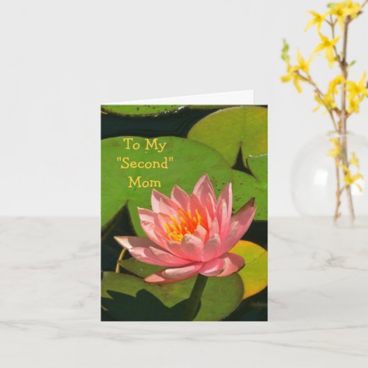 "AAN MIJN 'TWEEDE 'BLOESEM VAN LOTUS VAN HET KAART (Gele Bloem)