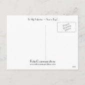 Aan Mijn Valentijn ~ bent u Topje! Feestdagenkaart (Achterkant)