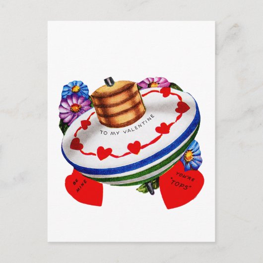 Aan Mijn Valentijn ~ bent u Topje! Feestdagenkaart (Voorkant)