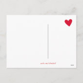 Aan mijn Valentijn - Briefkaart (Achterkant)