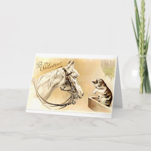 Aan Mijn Valentijn Feestdagen Kaart (Voorkant)